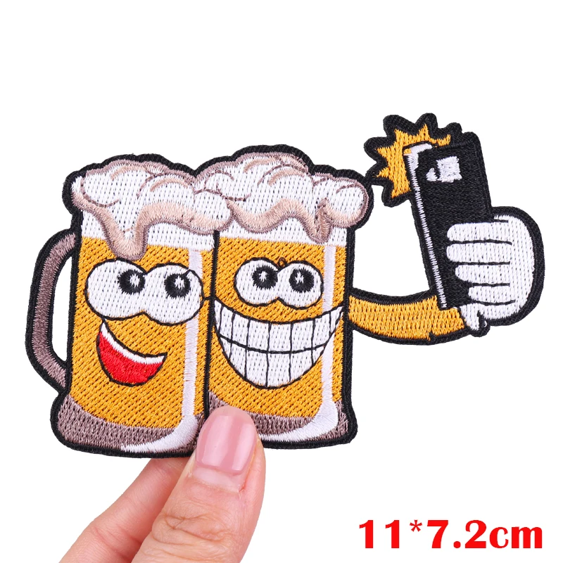 Nederland Kruikenstad embleem volledig geborduurde patch op kleding DIY Nederland carnaval opstrijkbare patches voor kledingdecoratie