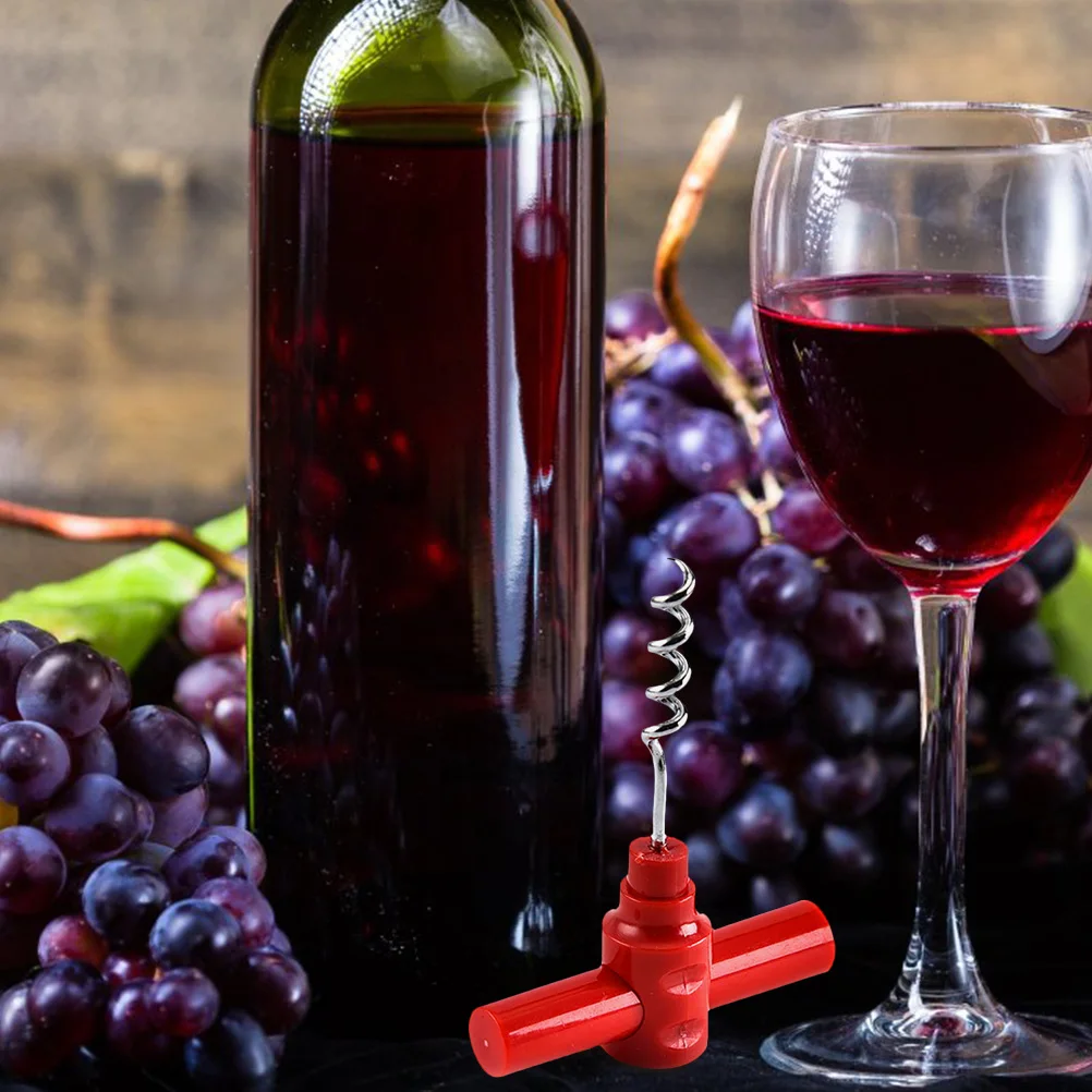 

5pcs Wine Corkscrew Portable Bottle Opener Lightweight Drinking Tool Eye Catching Design Home Travel Club Wine Corkscrew