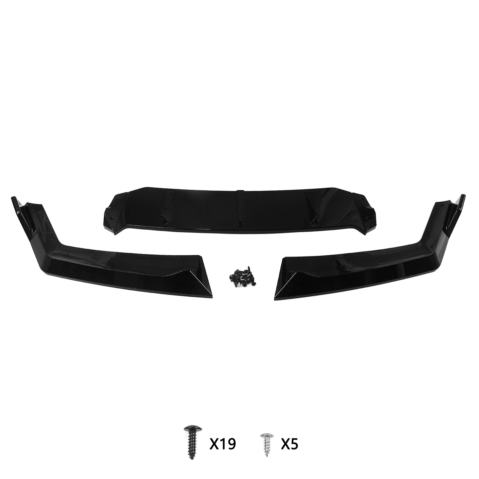 New!Front Bumper Spoiler Lip For BMW 7 Series G70 M Tech 2024 Glossy Black Lower Body Kit Splitter Protection Blade