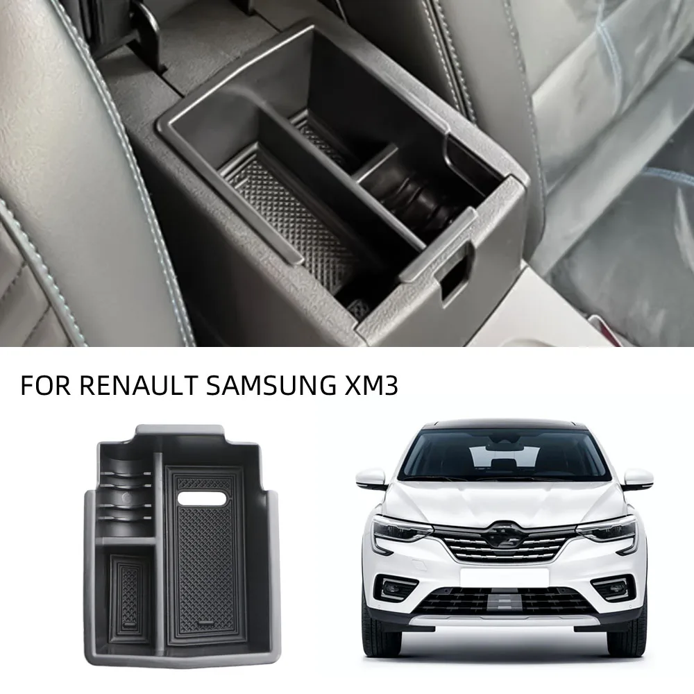 Automobile Center Console Organzier for Renault Arkana 2019-2024 Samsung XM3 2020-2024 Car Armrest Storage Box