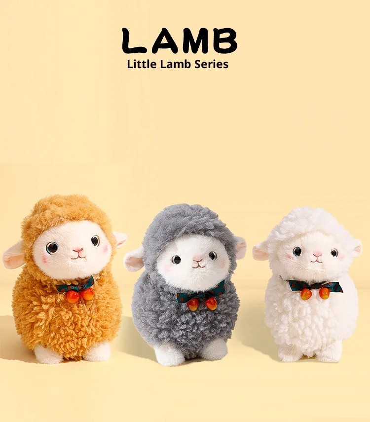 

Cute Cherry Alpaca Plush Toy Realistic Doll Cute Comforting Doll Birthday Gift For Girls Stuffed Animal Collectible Soft Toy