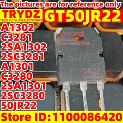 10-1pcs Used Original A1302 C3281 A1301 2SA1302 2SC3281 C3280 2SA1301 2SC3280 50JR22 GT50JR22