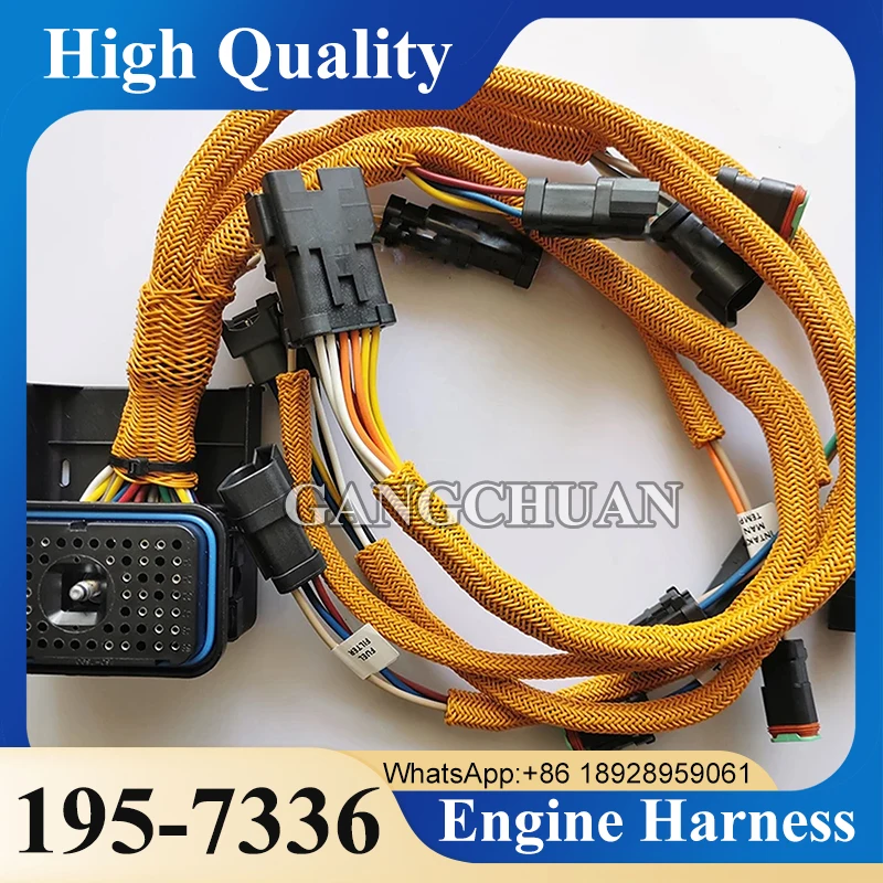 3126 Engine Wiring Harness 195-7336 1957336 Engine Wire Harness For 325C E325C Excavator