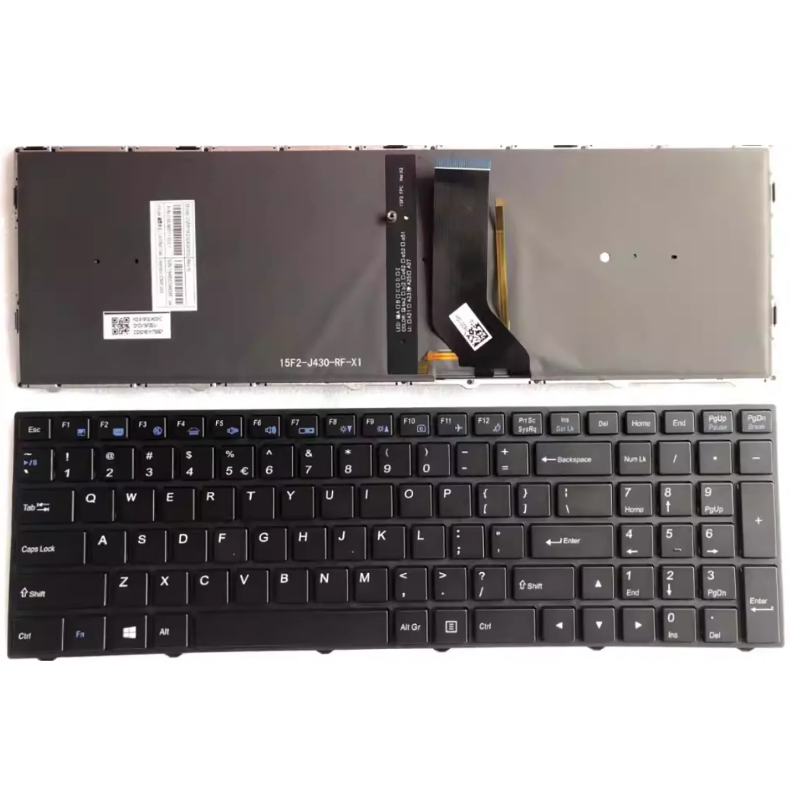 

US layout for Hasee T6-X5 Z7M-KP5SC/KP7GT/KP7SC/KP7G5 Z7-KP7G1 Z6-KP5S1/KP5D/KP5GT 1 T7-X7E CN85S08 Laptop keyboard