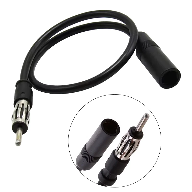 

35 см автомобильный аудио радио антенный удлинительный кабель черный автомобильный AM FM радио антенный удлинительный кабель-адаптер для автомобильной CD/DVD-навигации