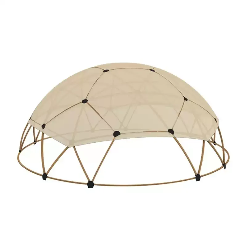 Barraca grande com cúpula, barraca esférica enorme