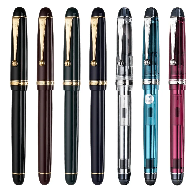 

Pilot Custom 74 Transparent Fountain Pen with 14k Gold Nib – Ideal Business and Office Gift for Men Women