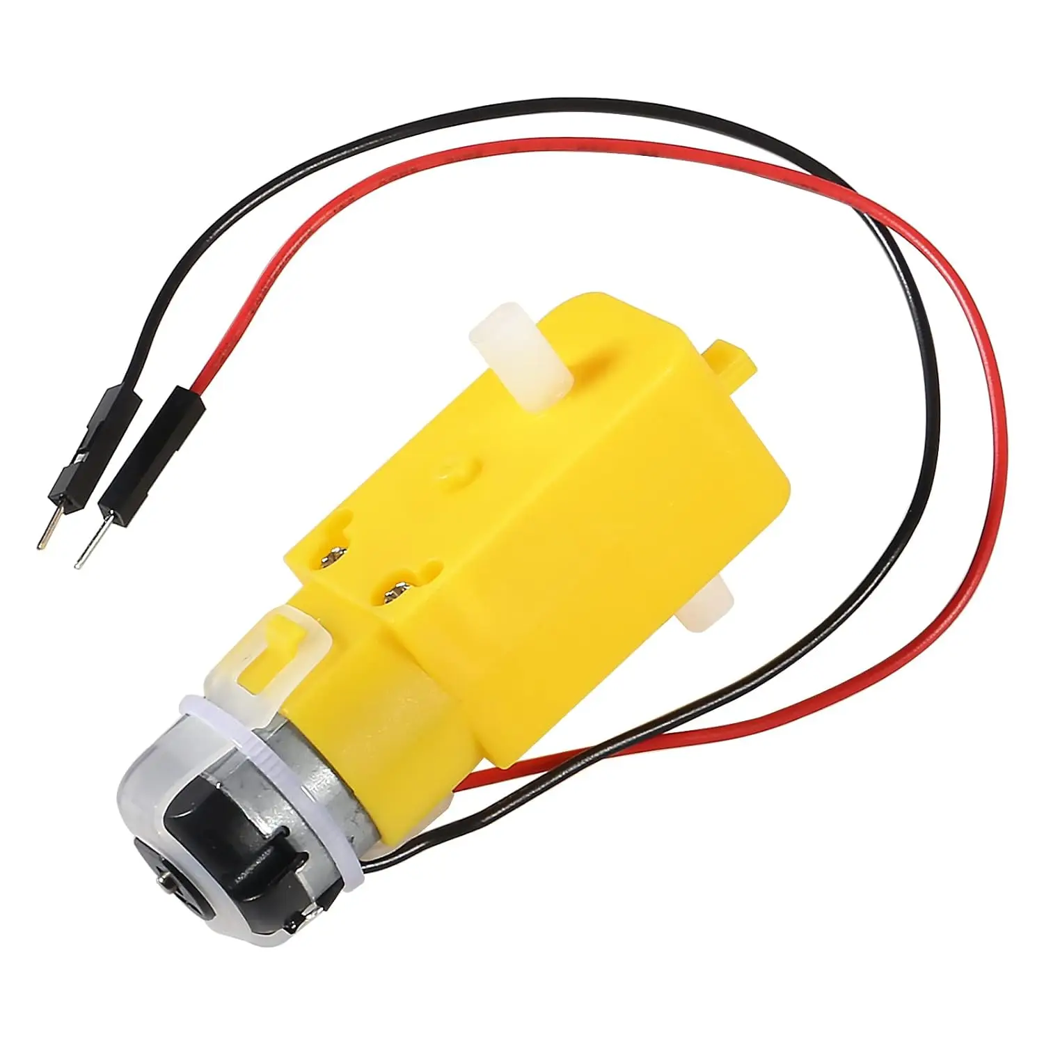 4pcs TT Motor Dual DC 3-6V Gearbox Motor 200RPM Ratio 1:48 Shaft Motor with 2.54mm Wire for Arduino DIY Smart Car Robot
