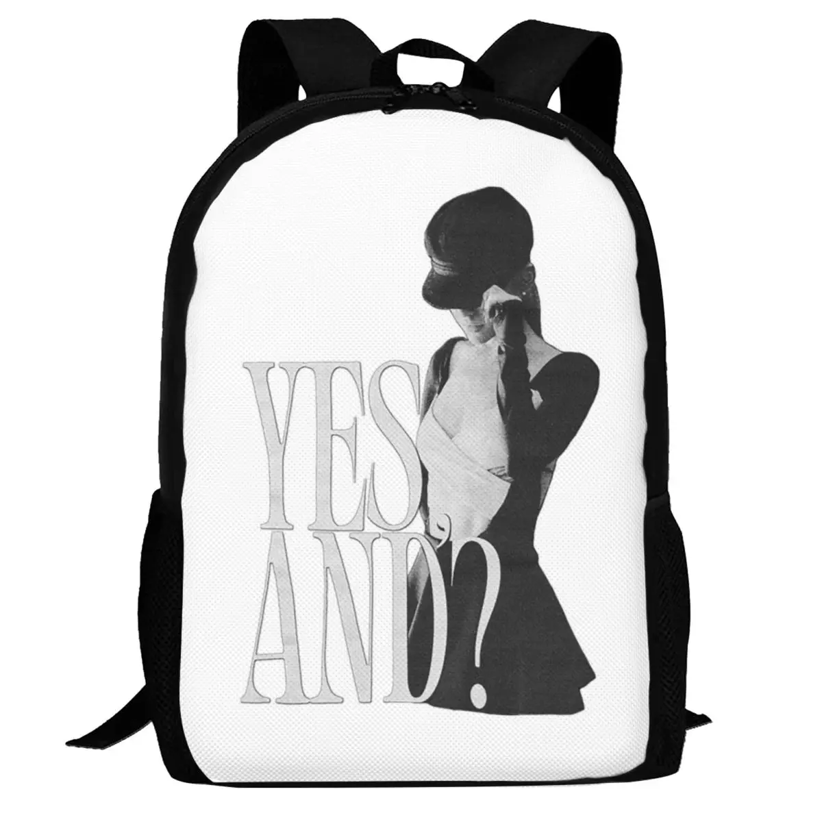 Ariana Grande Singer Yes And Merch Songs Backpack Daypack Large Capacity Kids BookBag School Bag Shoulder Bags for Men Women