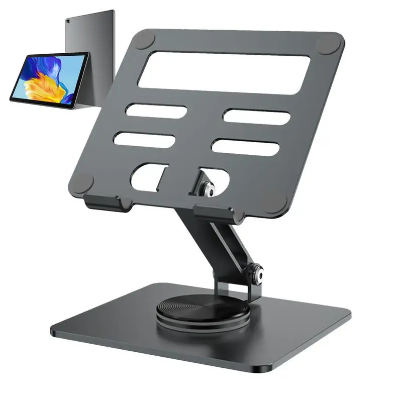 360 Degree Rotating Tablet Desk Mobile Phone Holder Stand Foldable Lazy Bracket Adjustable Alloy Aluminum Desktop Mount