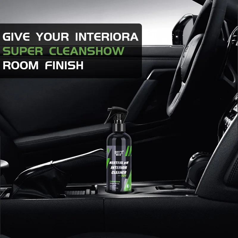 Car Interior Cleaning Spray Auto Neutral PH Refreshing 300ML/100ML/50ML S21 Auto Leather Repair Dry Cleaner Spray Foam Agent