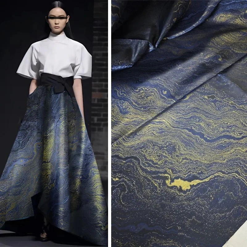 

Chinese Style Fabric for Hanfu Horse Face Skirt Designer Fashion Creative Dress Diy Sewing Fabrics Cloth By The Meter Material