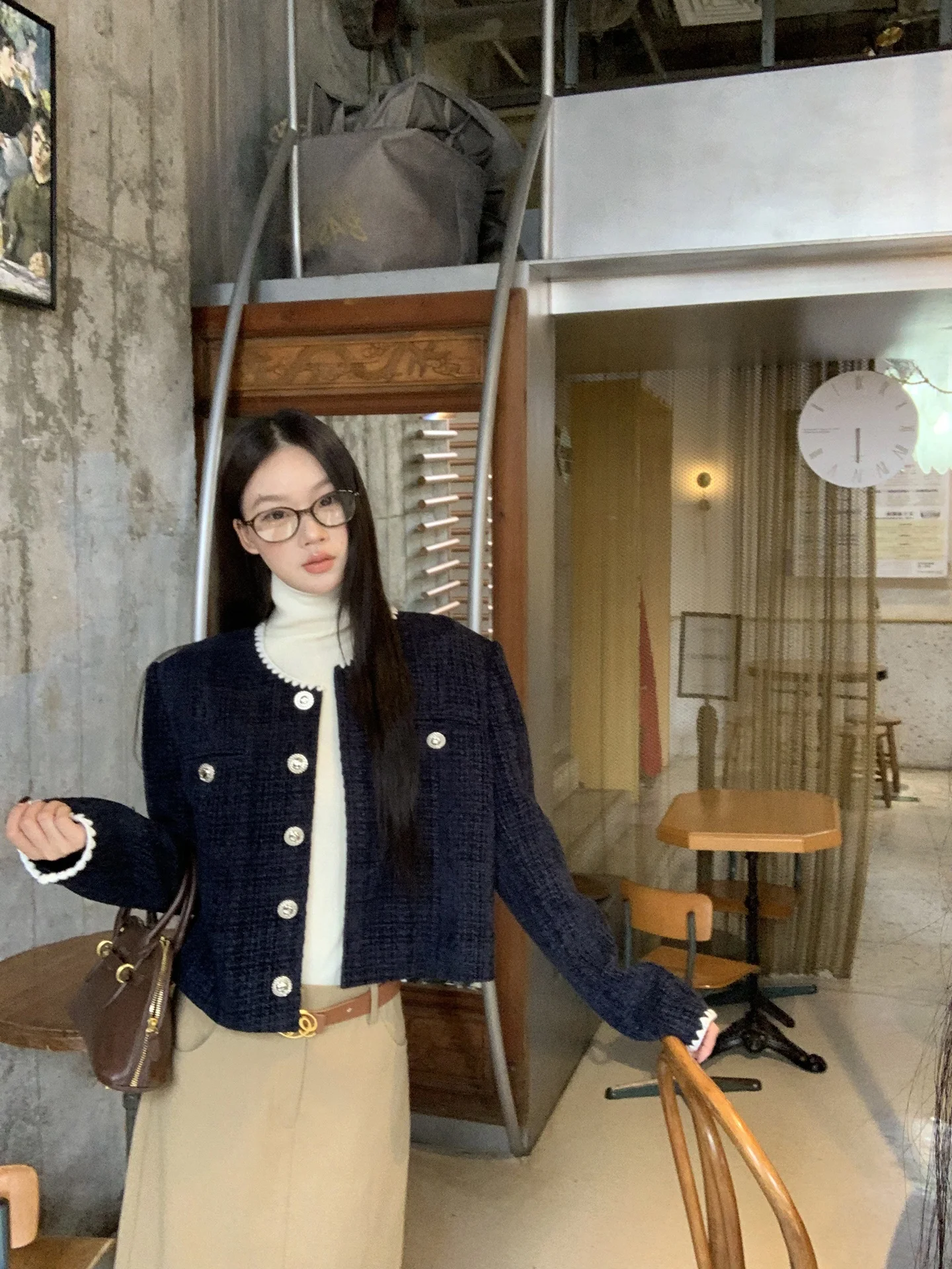 

Red Celebri Sle ort Стеганая женская куртка в Корейском стиле Cool Bore 202, новый осенний сезон, прямой крой, длинный све, круглый Ne