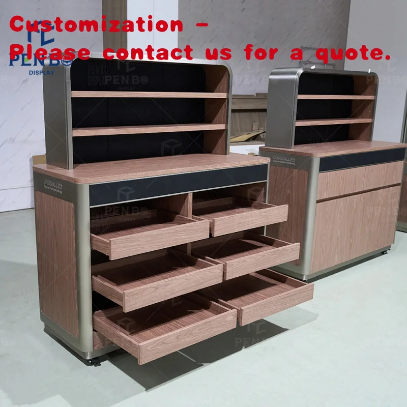 

На заказ. Высококачественные розничные ювелирные изделия, ручные часы, мебель, деревянные наручные часы, витрина с многослойным выдвижным ящиком