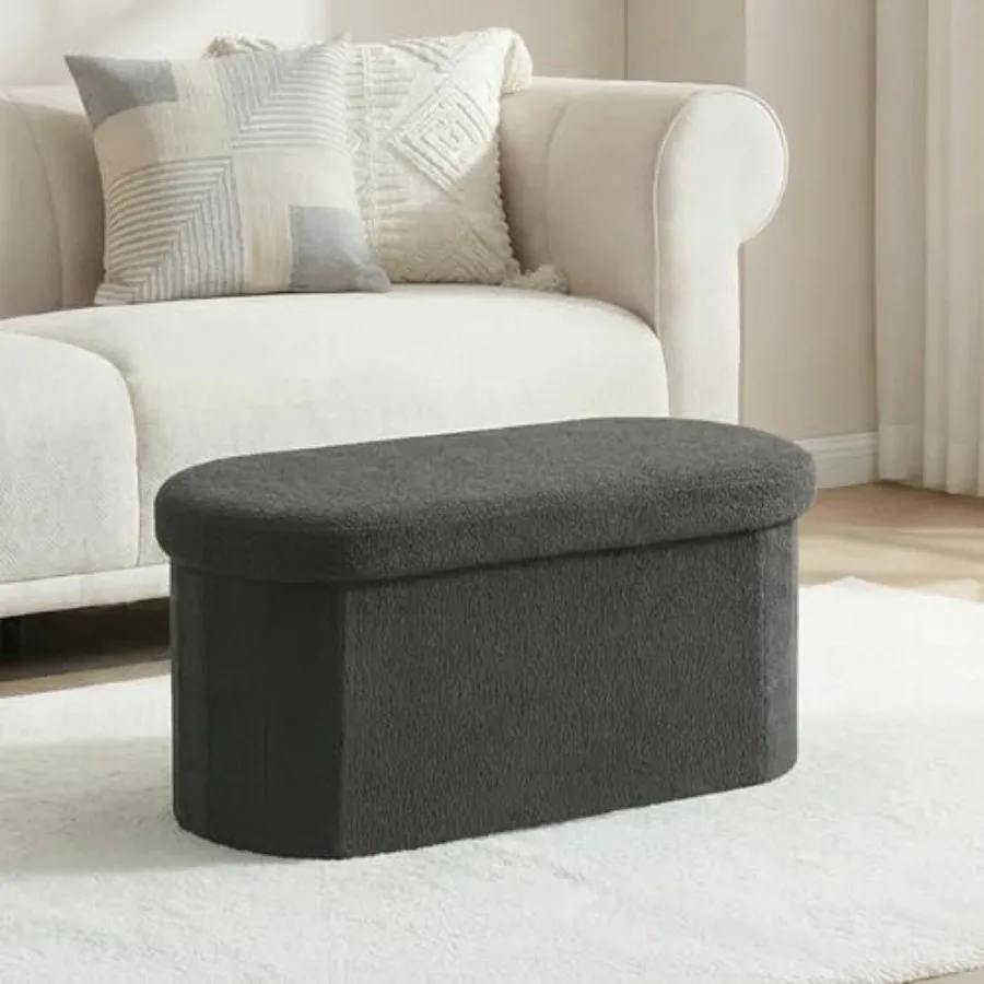 

30-дюймовый пуф-оттоманка с отсеком для хранения, скамья-пуф для спальни, подставка для ног для гостиной, 30 дюймов (длина) x 15 дюймов (ширина) x 15 дюймов (высота)