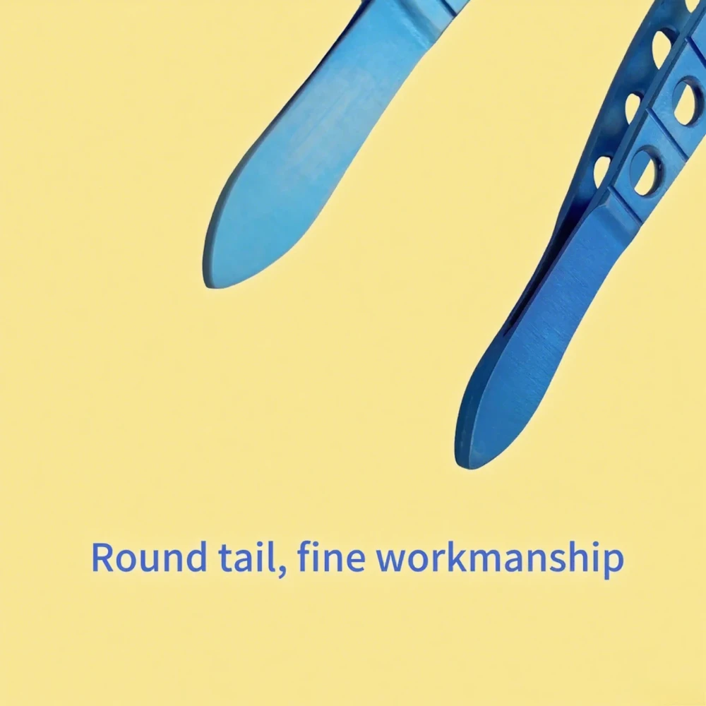 Ophthalmic Nucleus Fragment Forceps Titanium Ophthalmic Crushing Nucleus Forceps Eye Surgical Instrument