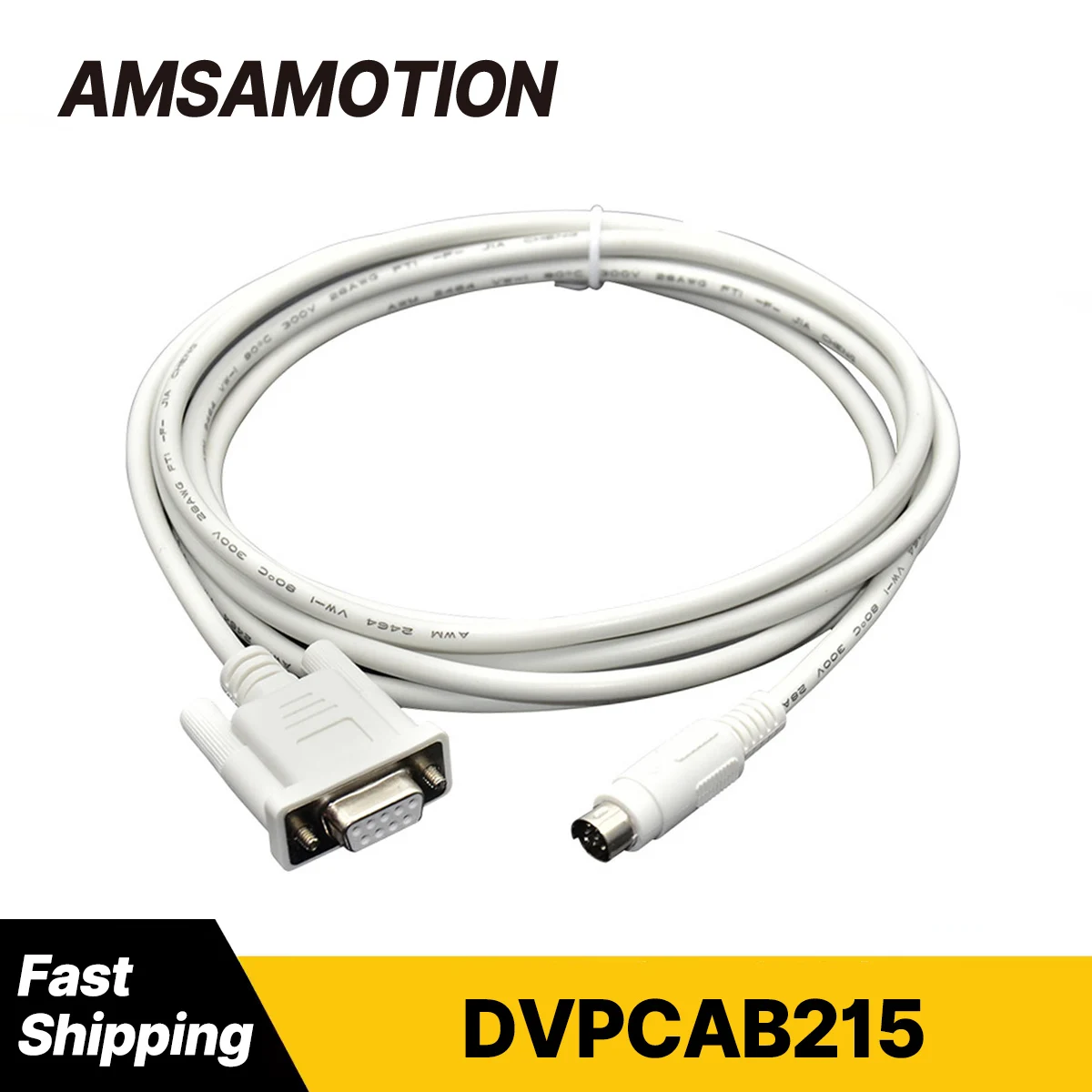 DVPCAB215 Suitable for Delta PLC Programming Cable PC-DVP Download Serial RS232 Interface Data Line