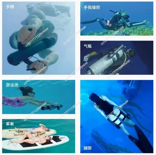 2024 Latest Electric Diving Propeller Brushless Motor Underwater Swimming Handheld Snorkeling Equipment