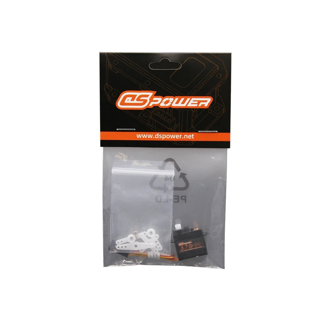 Dspower 3.7g micro servo digital plástico/metal engrenagem para rc mini carro drone avião wltoys k969 k989 k999 robô barco modelo peças