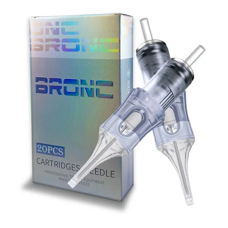 

BRONC Tattoo Needles Cartridge Disposable Sterilized Sterile Cartridge RL Long Taper Cartridge Needle 20pcs/lot