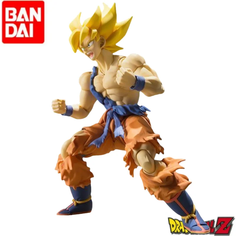 

В наличии оригинальная фигурка Bandai Dragon Ball Shfiguarts Son Goku, модель, украшения, статуя, товары в стиле аниме, экшн-фигурка