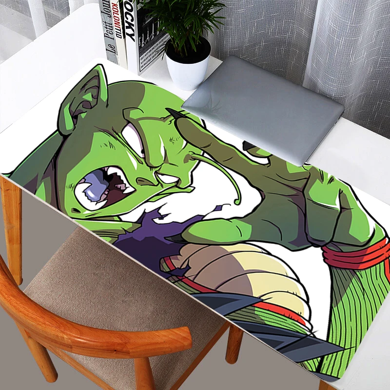 DBZ Dragon Ball Piccolo Muismat Spel 90x400 Rubber Mini Pc Toetsenbord Laptop Computer Snelheid Bureau Mat Gaming accessoires Muismat