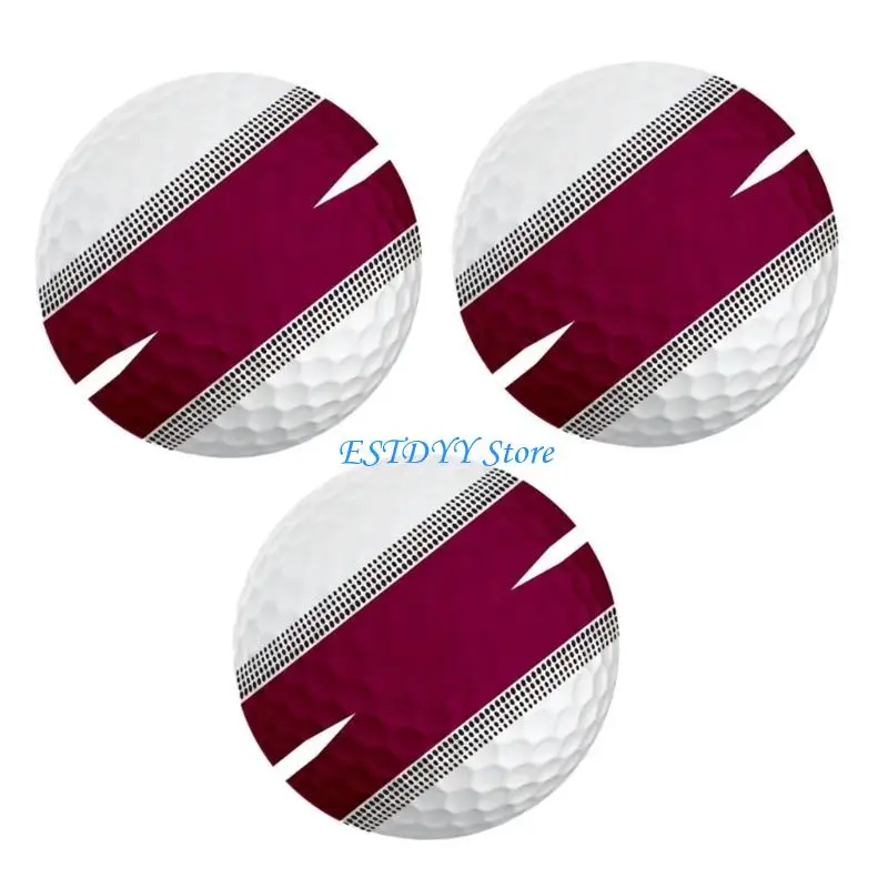 

G6DE Golf Balls for Women Men 3 Layer 360 Degree Golf Balls for Competition Enhancing Accuracy Golf Games Balls