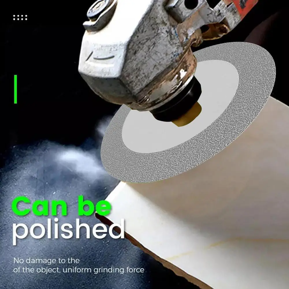 

Diamond Cutting Blade for Glass & Tile - Ultra Thin Brazed Disc for Marble, Jade, Crystal & Ceramic