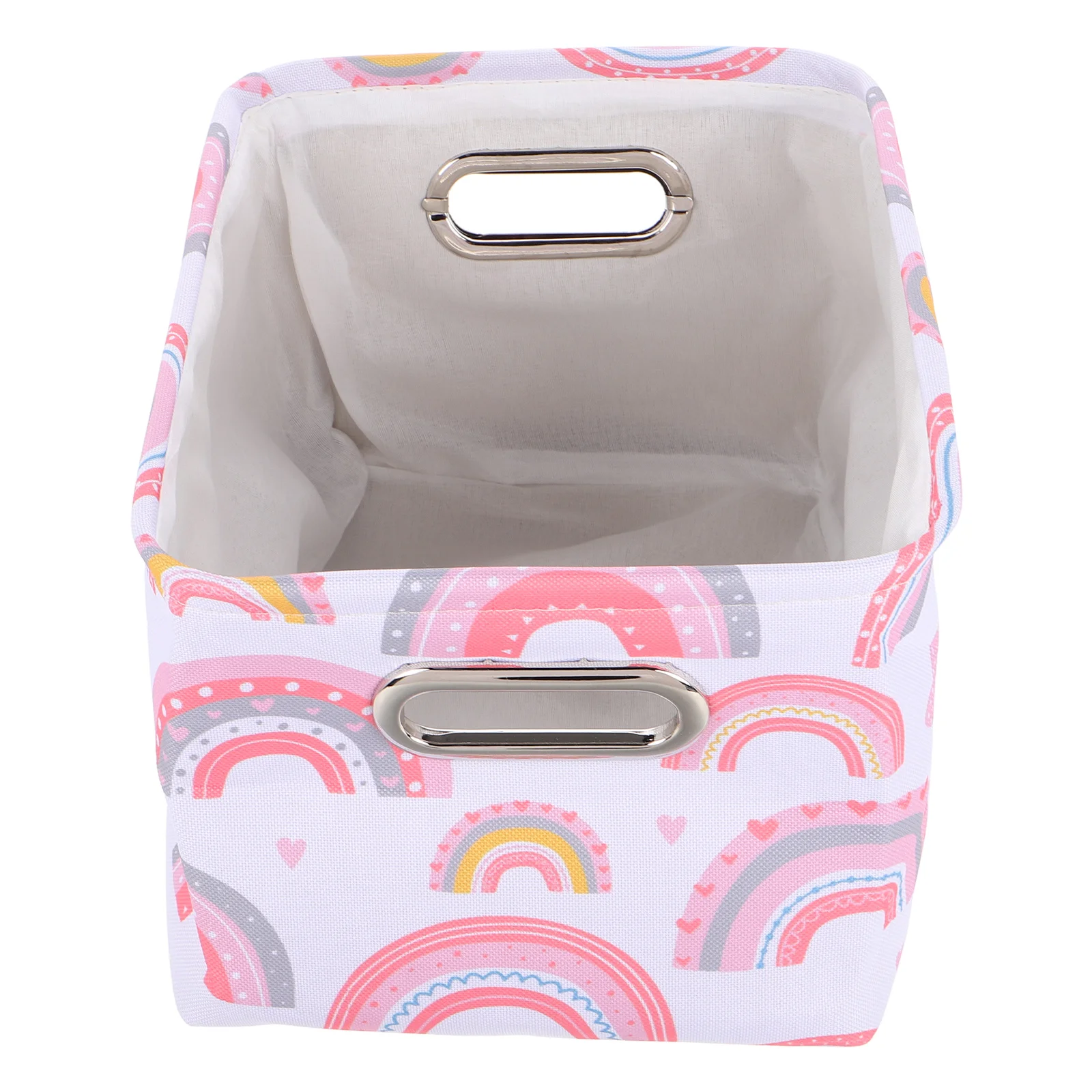 Clothes Storage Basket Kid Laundry Books Rainbow Polyester + EVA Cute Organizer Bin