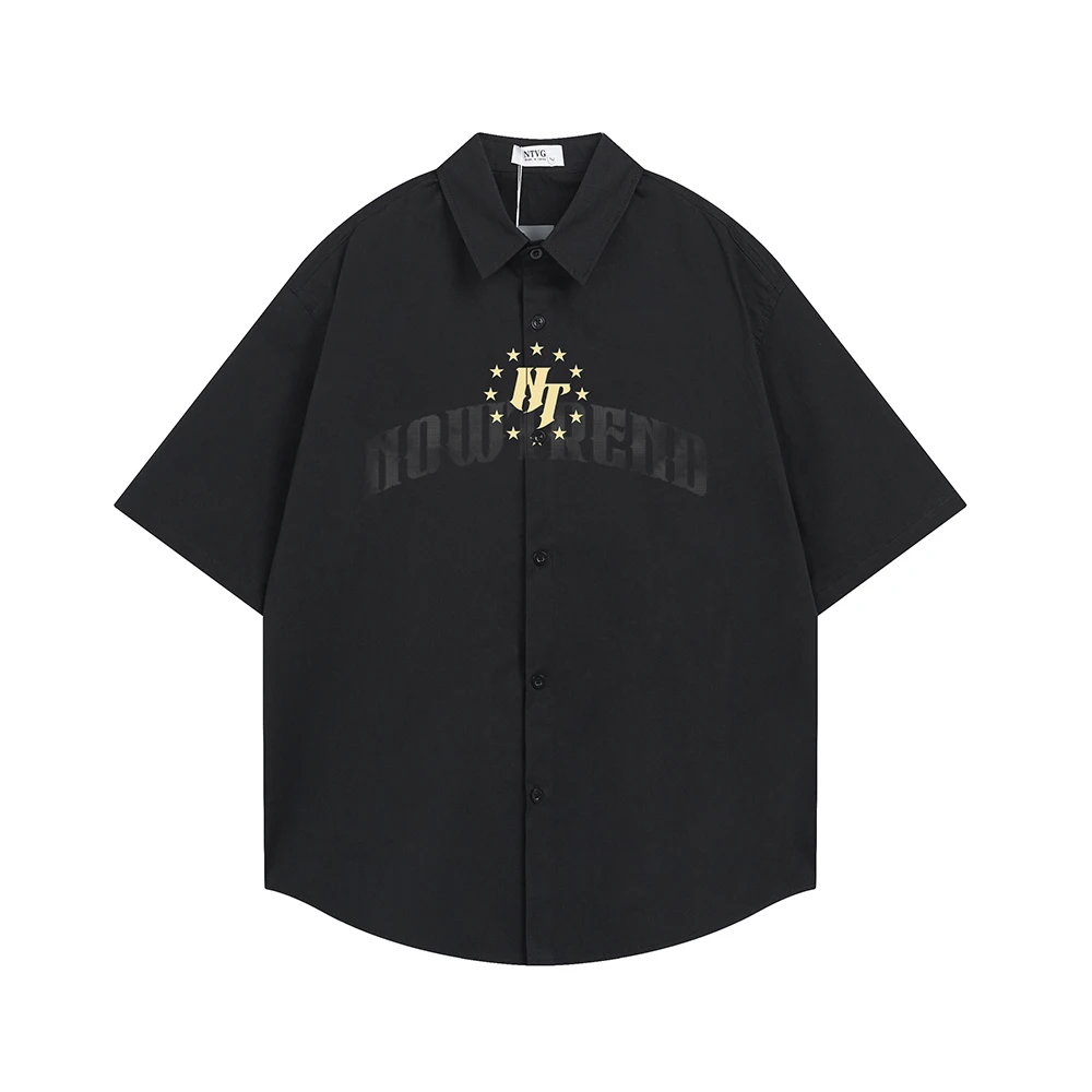 

Hip Hop Fashion Shirt Short Sleeve Men's Shirts Y2k Designer Tops 2026 Summer Oversized T Shirt Korean Reviews Many Men Clothes