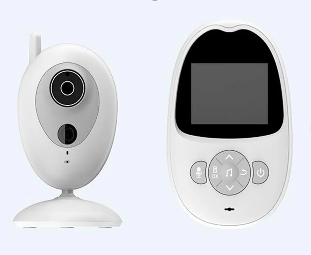 2.4Inch Screen Temperature Monitoring Intercom Baby Monitor IR Night Vision  BabySitter Camera