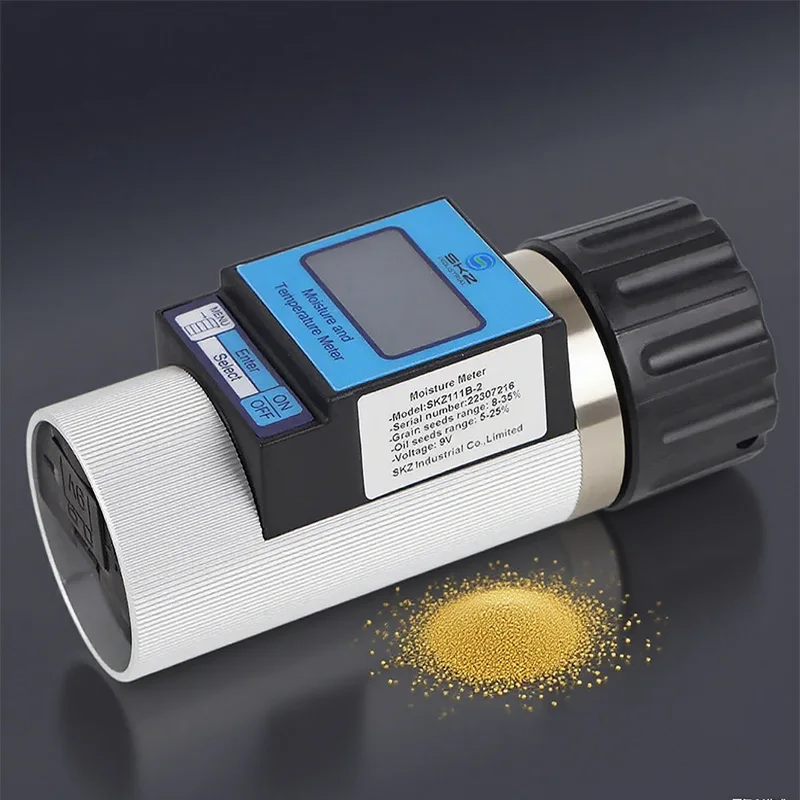 Portable digital humidity and temperature measuring instrument SKZ111B-2 for 40 kinds of grain moisture
