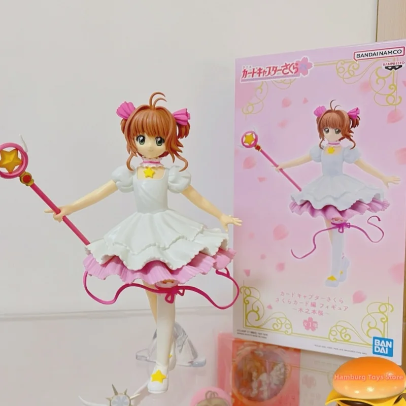 

Original BANDAI Banpresto Cardcaptor Sakura‌ KINOMOTO SAKURA PVC Anime Figures Action Figure Model Toys Christmas Gifts