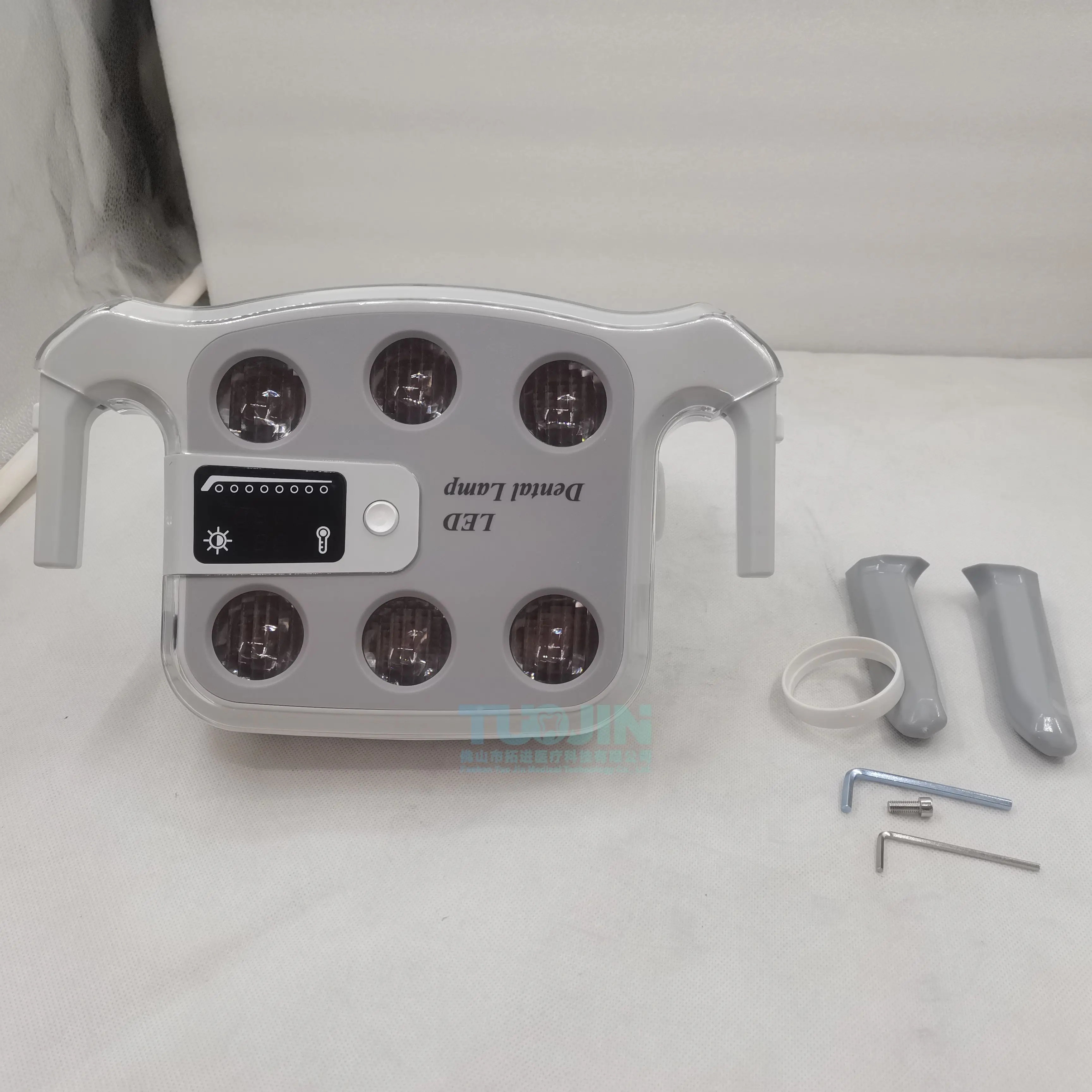 Dental Shadowless Induction Lamp 6 Bulds Two-Color Led Lamp Unit Operating Dental Oral Light For Dentistry Chair Accessories