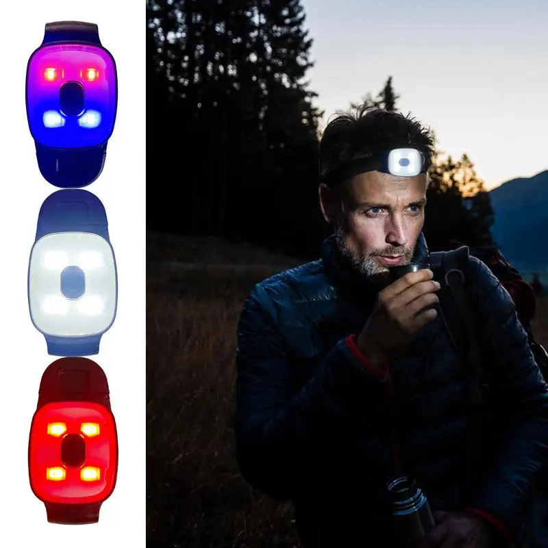 

Running Light For Runners USB Rechargeable LED Safety Lights Wearable Hands-Free Jogging Light Portable Running Light For