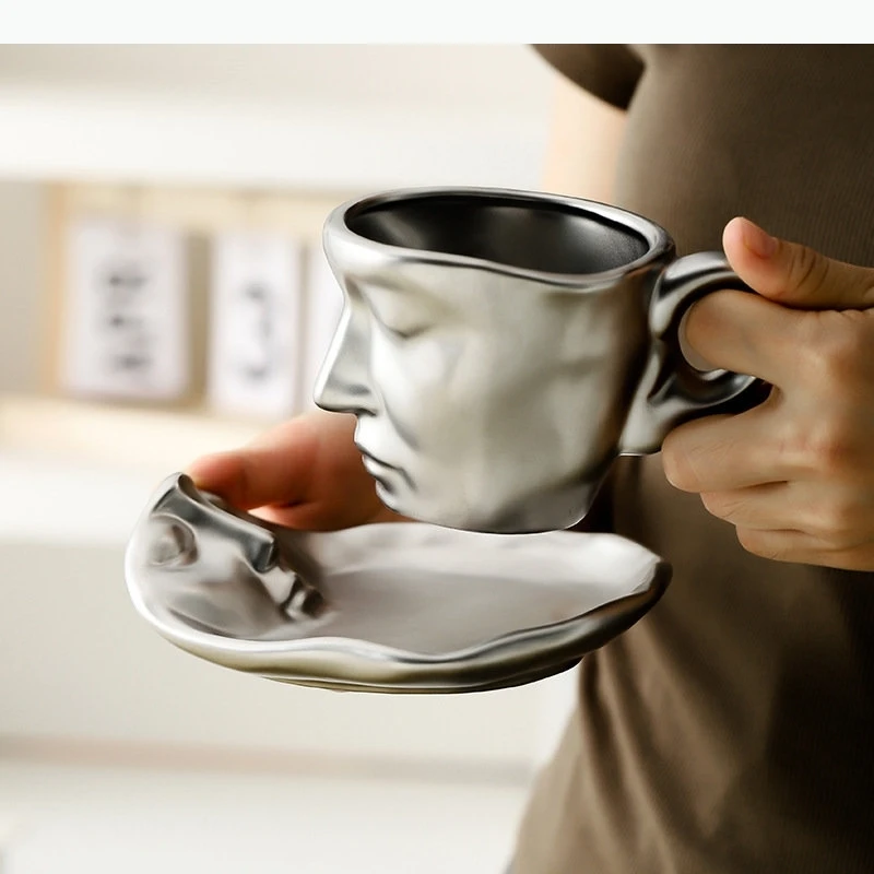 

Mug Ceramic Water Couple Afternoon Tea Coffee Dish Set Nordic Office Home Drinking Set Friend Gift