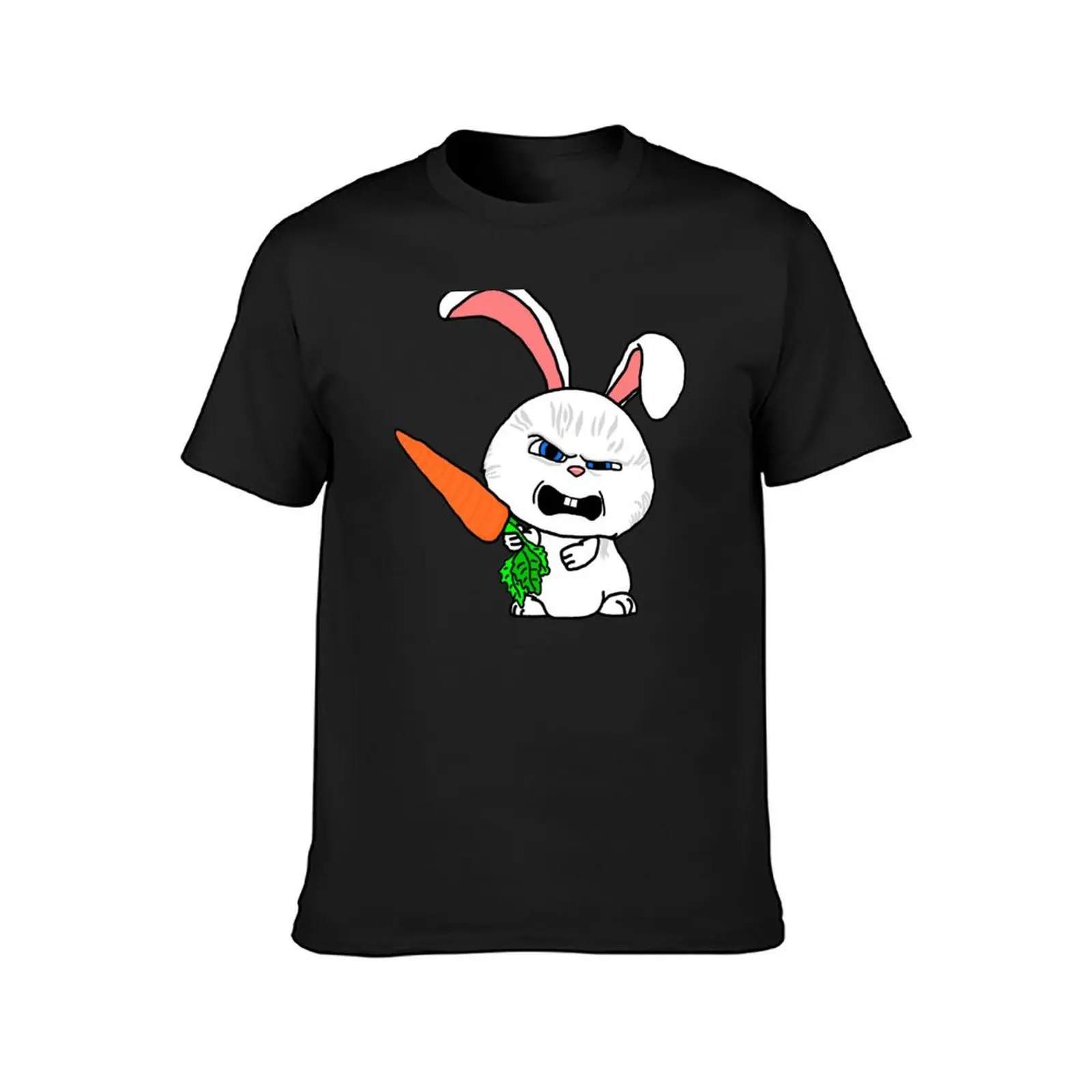 Angry Rabbit T-Shirt plus size tops vintage clothes shirts graphic tees mens cotton t shirts