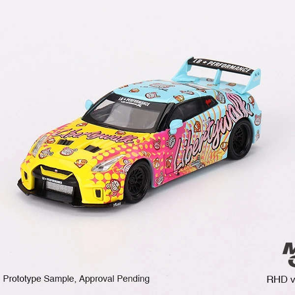 In Stock MINI GT 1:64 #742MJ Nixxan GTR R35 Alloy Car Model