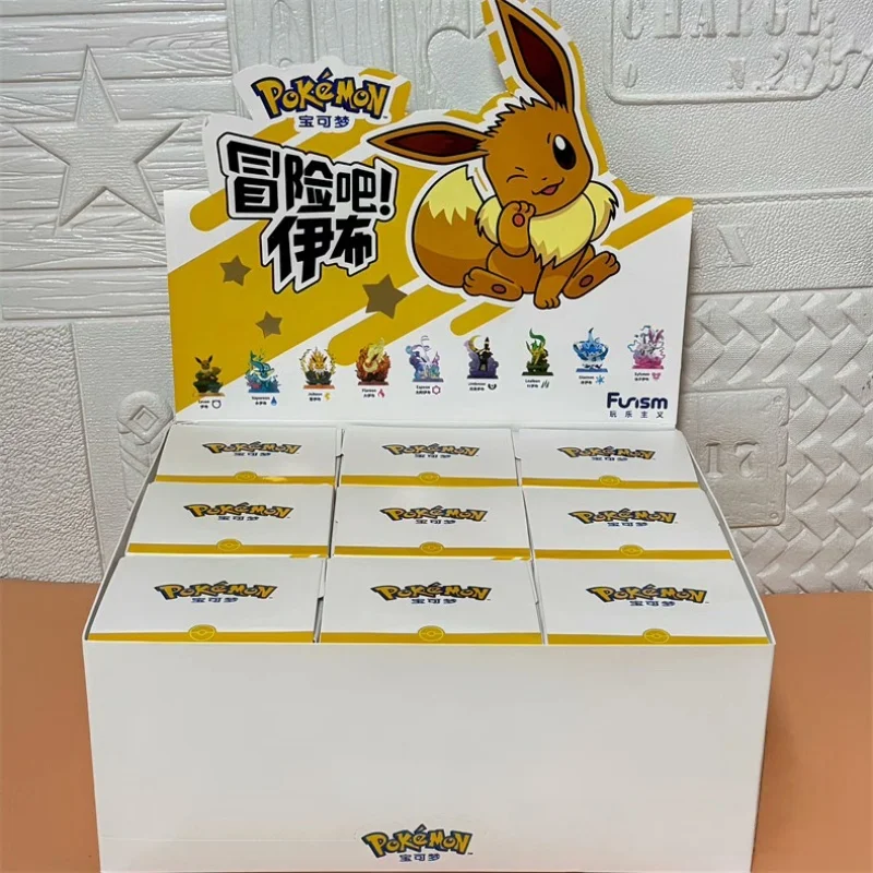 In Stock PokéMon Funism Original Adventure Eevee Series Blind Box Flareon Espeon Sylveon Action Figure Collection Model Toy Gift - view 5