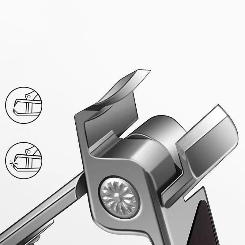 Coupe-ongles en acier inoxydable, ciseaux de manucure, épais et dur, outils de pédicure