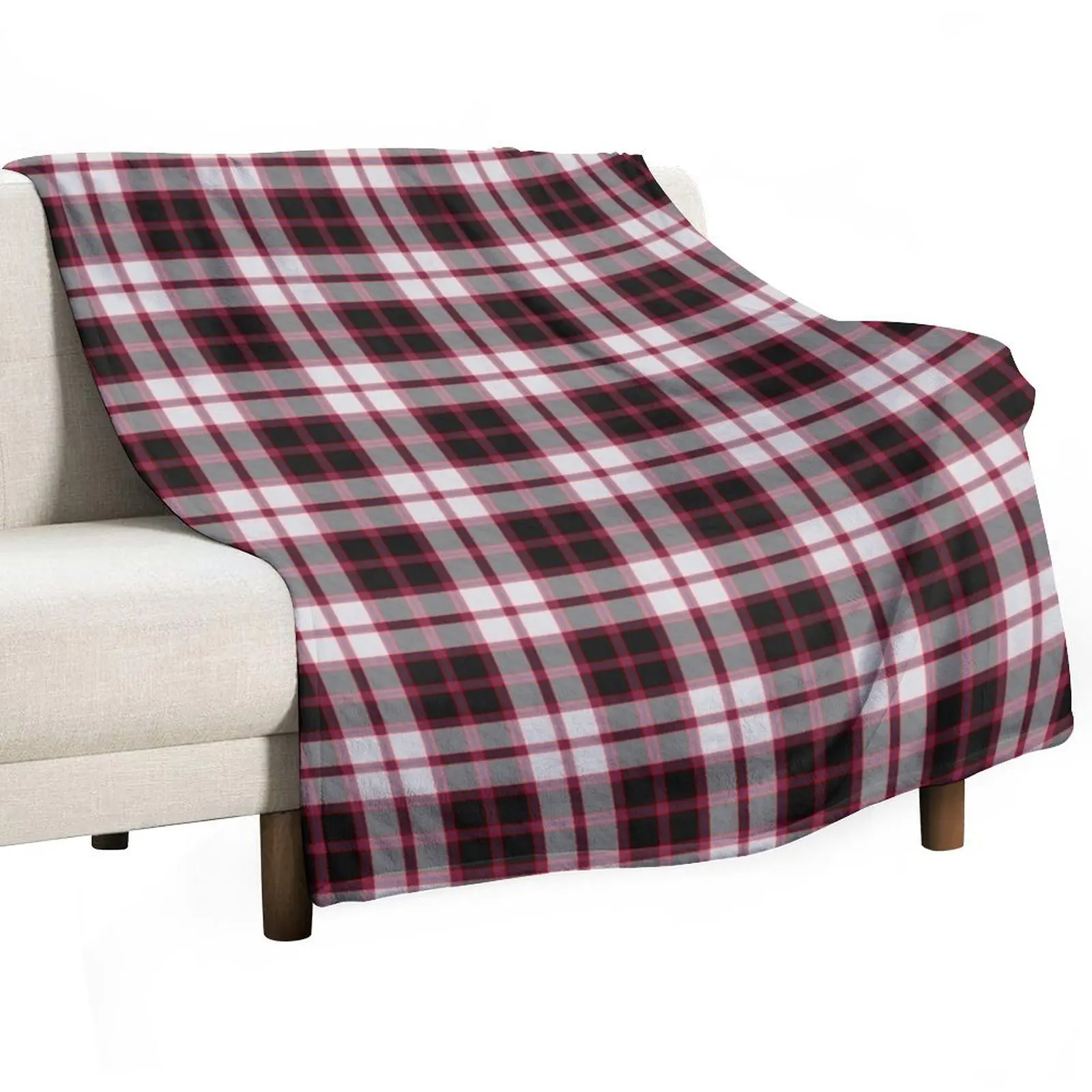 

Clan MacPherson Hunting Tartan Throw Blanket Year Round Soft Comfortable Blanket for Home