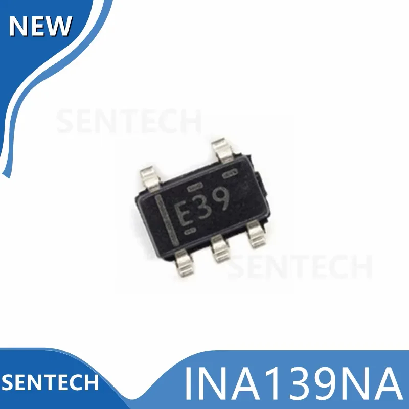 

10PCS New original INA139NA SOT-23-5 E39 36V, high side, high speed, current output current shunt monitor