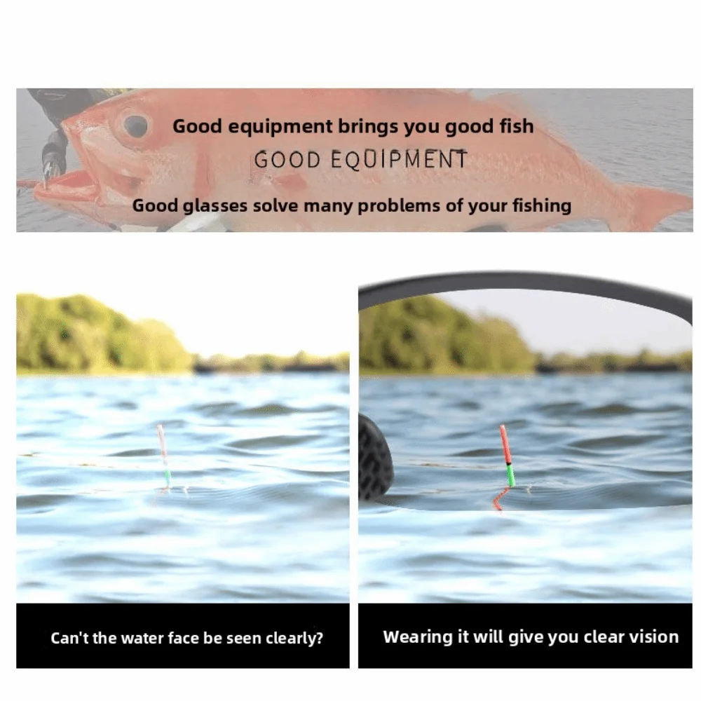 نظارات رجالية قطعة أثرية التكنولوجيا الألمانية نظارات الصيد تحت الماء نظارات مشاهدة الأسماك الصيد #4