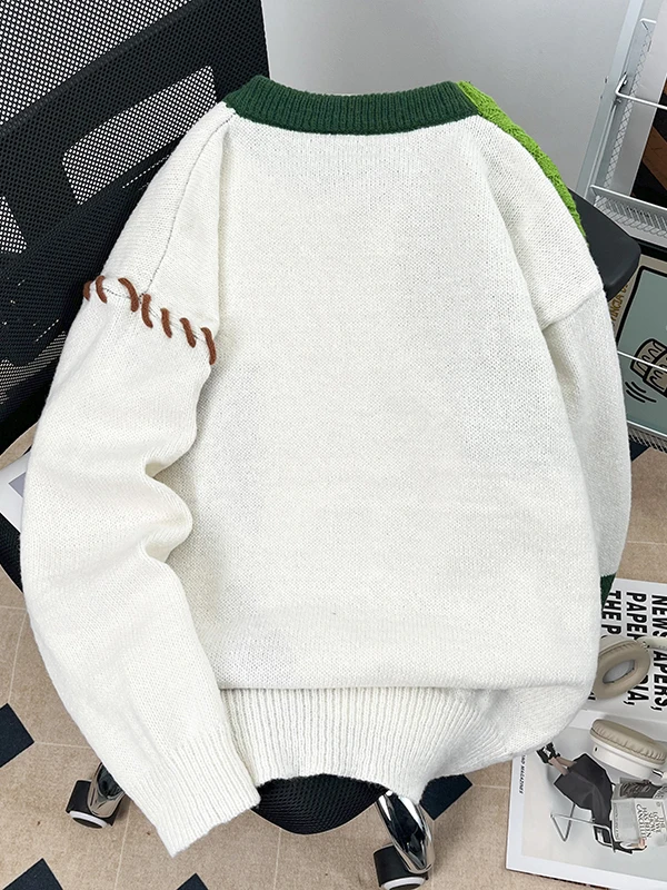 فضفاضة تناسب اللون بلو جولة Ne تريكو الرجال عارضة Sle الحرارية أعلى المراهقين كسول Faion الخريف الشتاء ألياف البوليستر