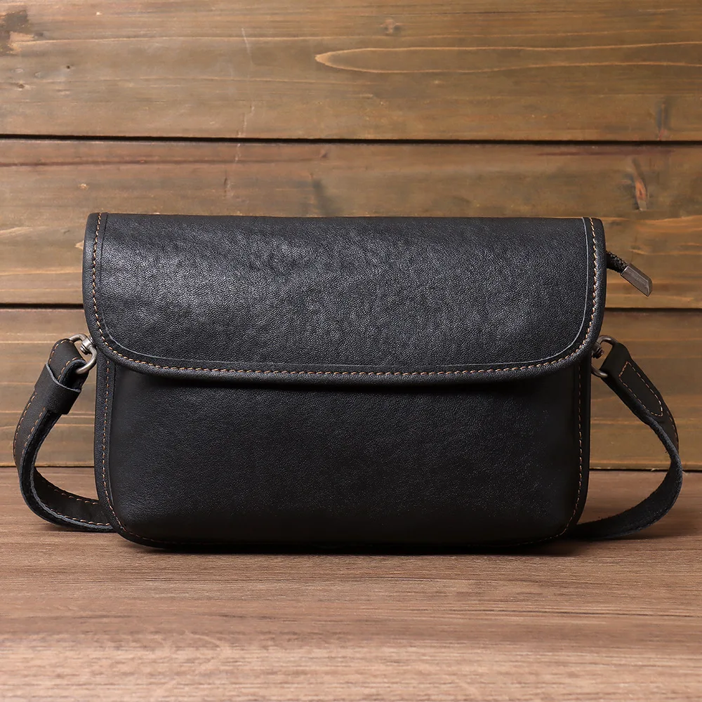 Men's Genuine Leather Shoulder Bag