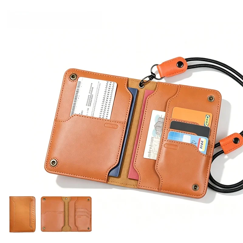 portable-men's-passport-holder-protection-case-anti-theft-brush-document-bag-leisure-simple-style-square-shape-storage-bag