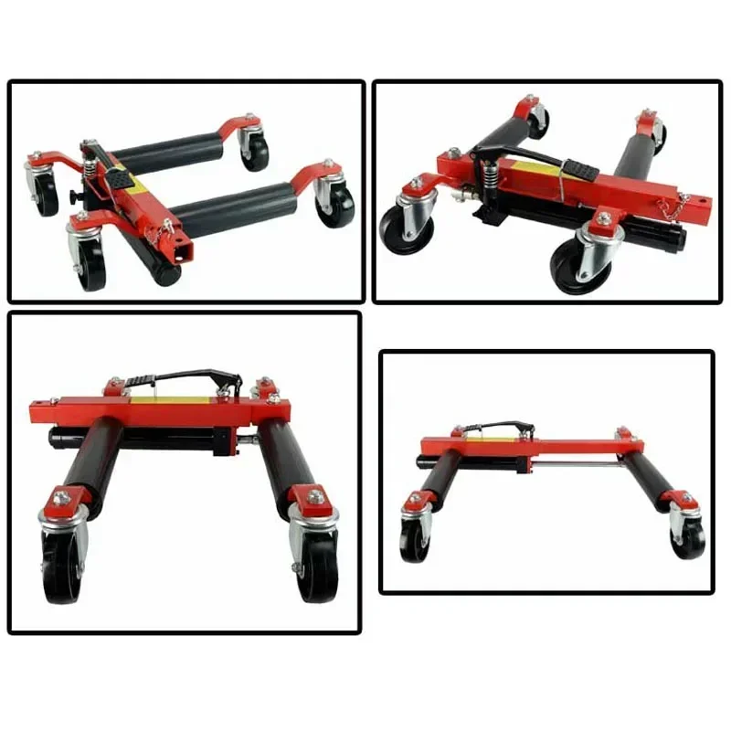 

Excellent 12 Inch Hydraulic Car Moving Machine Max Moving With 680kg Universal Wheel Car Mover Hydraulic Trailer Vehicle Mobile