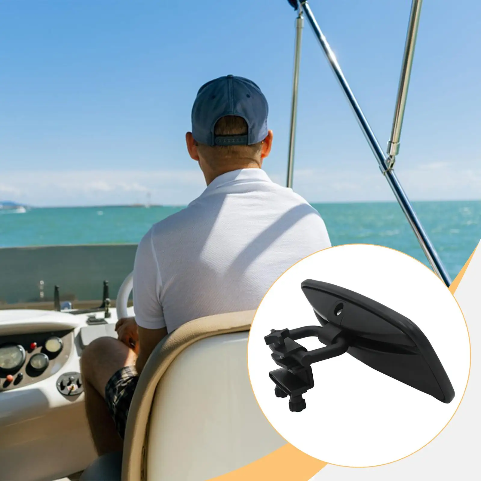 

Boat Rear View Mirror Premium Accessories for Water Skiing Surfing Ski