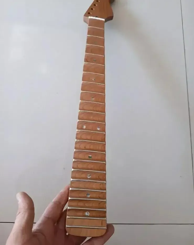 Roasted Maple Guitar Neck 22 Fret Full Scalloped Fretboard