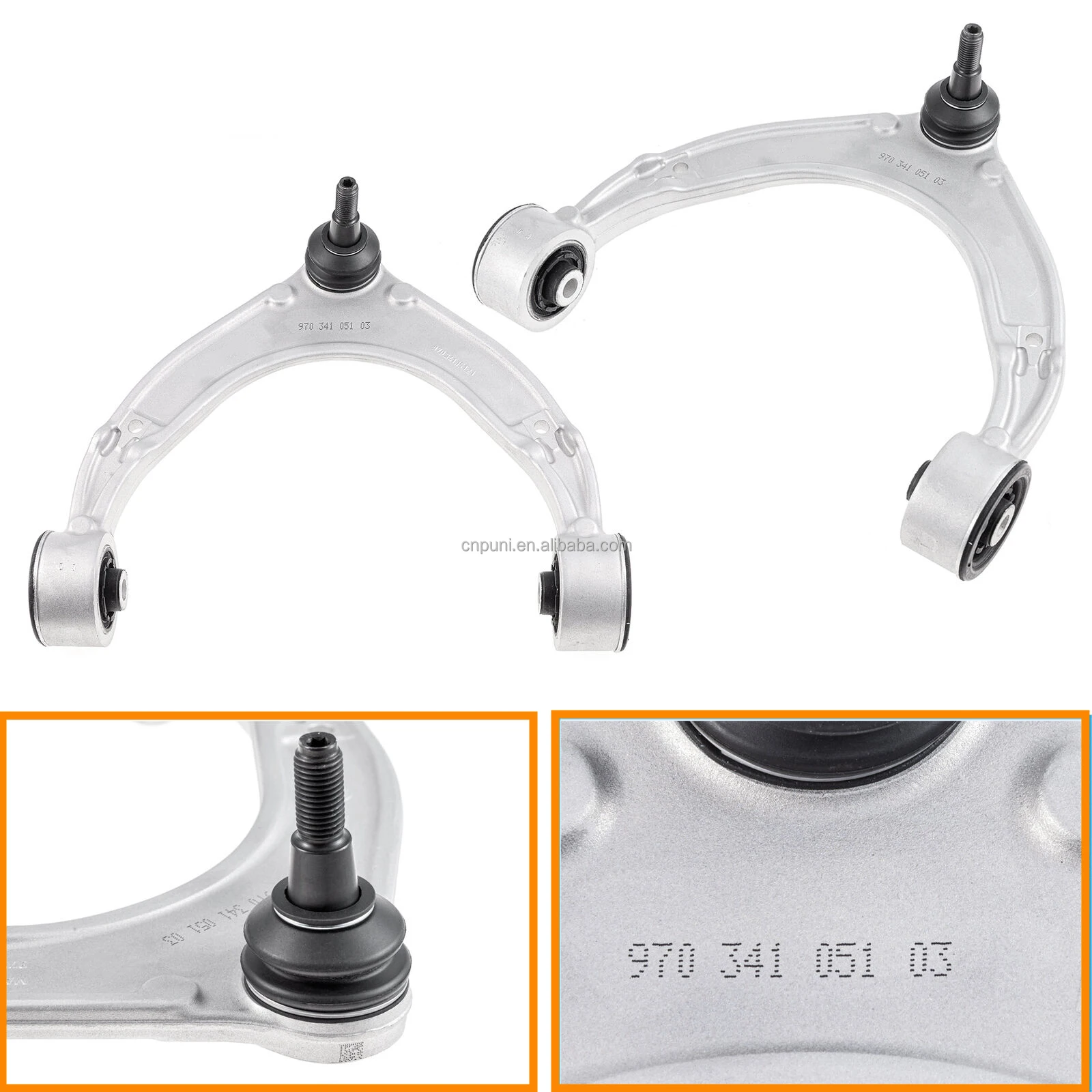 10PCS Auto Suspension Parts Front Control Arm Kit for PORSCHE PANAMERA 970 09-16 97034105304 97034105103